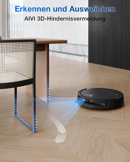 ECOVACS T50 Omni Gen2 Saugroboter mit Wischfunktion 21.000 Pa, ZeroTangle
