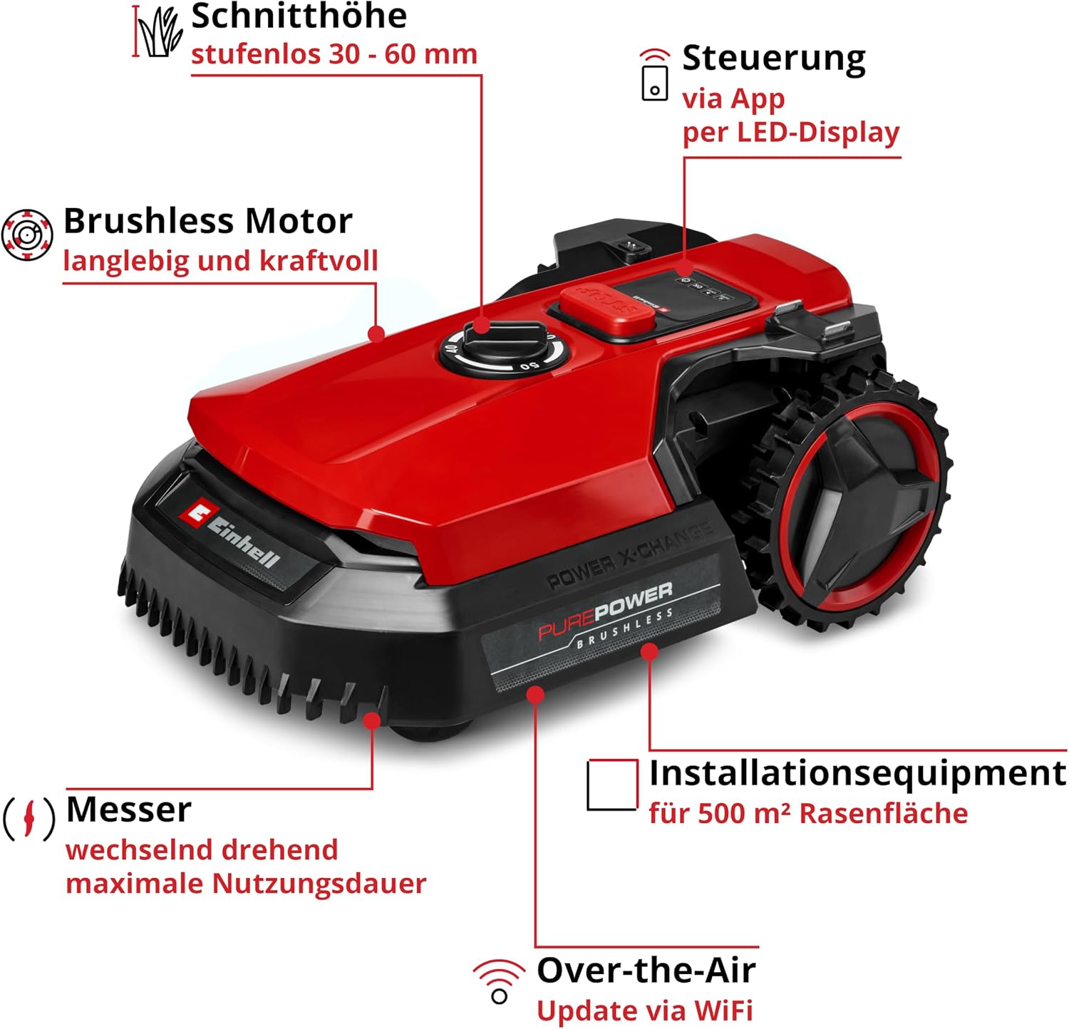 Einhell Mähroboter FREELEXO 500