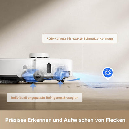 MOVA P50 Pro Ultra Saugroboter, Flex. Mopp, 75 °C Station-Selbstreinig, Weiß