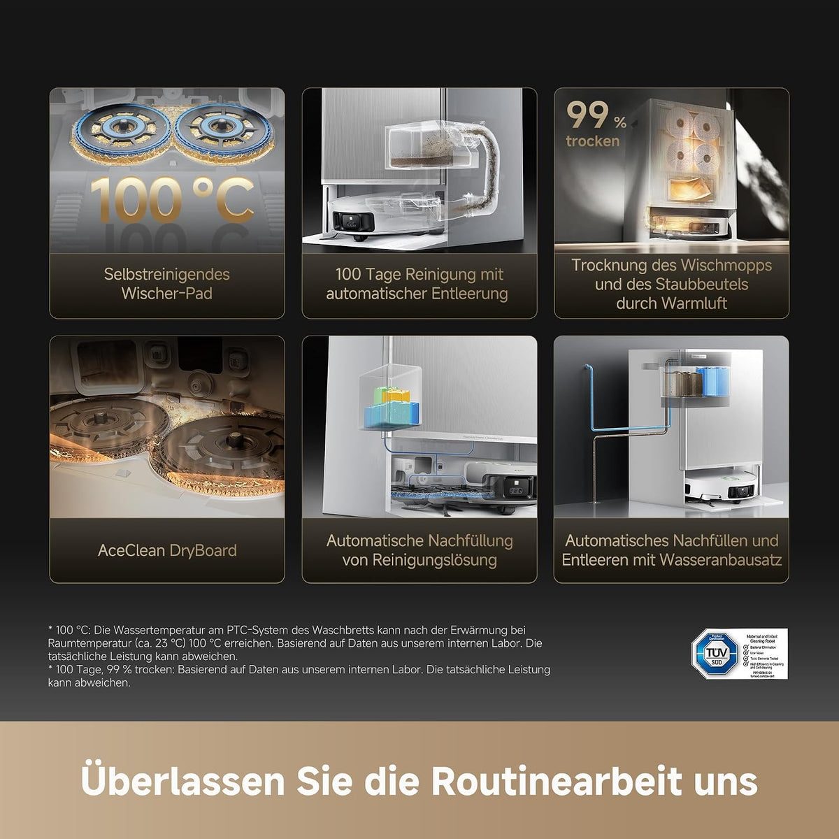 dreame Matrix10 Ultra Saugroboter mit Multi-Mop-Wechselstation