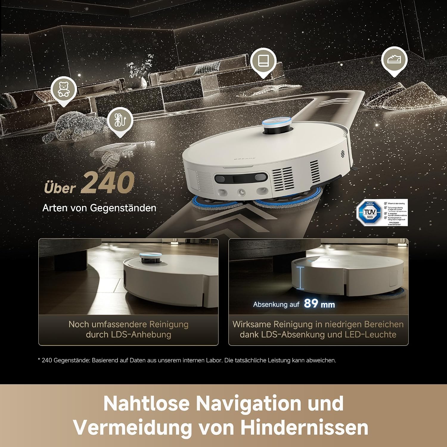 dreame Matrix10 Ultra Saugroboter mit Multi-Mop-Wechselstation