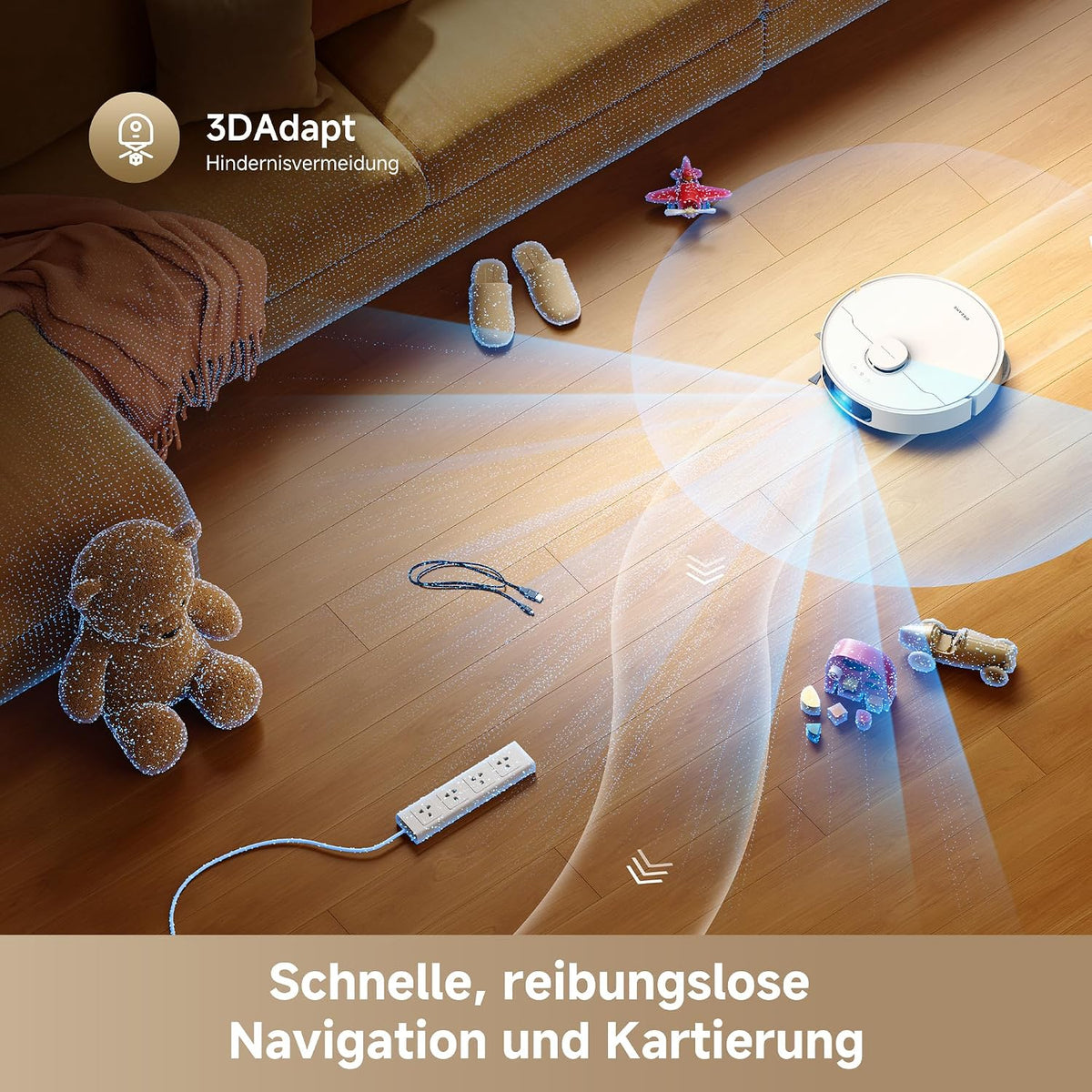dreame L40 Ultra A Saugroboter mit Wischfunktion mit 24.000 Pa Saugkraft