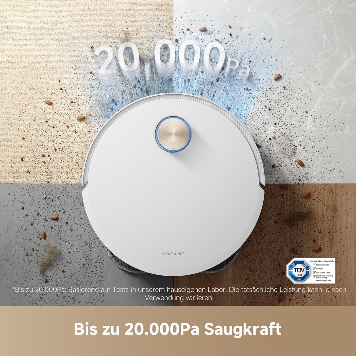 dreame X50 Ultra Complete Saugroboter mit Wischfunktion,20.000 Pa