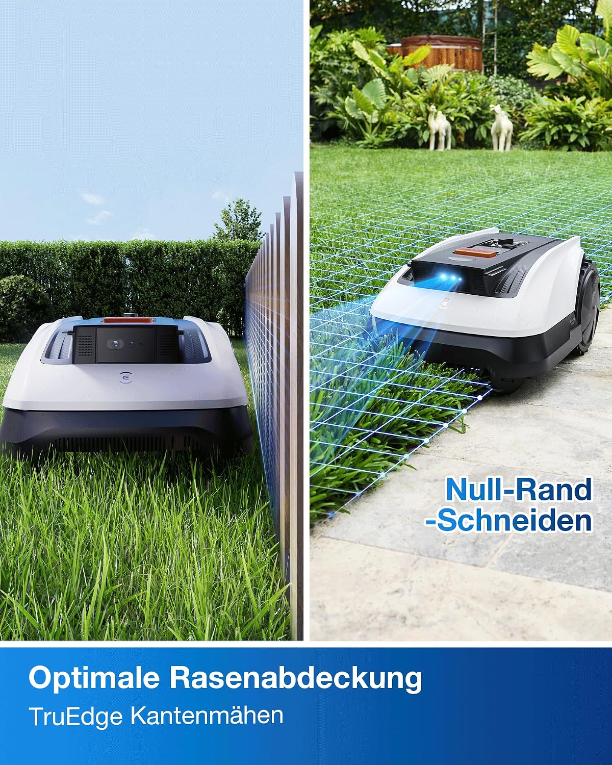 ECOVACS Goat O800 RTK Mähroboter ohne Begrenzungskabel 800 m²